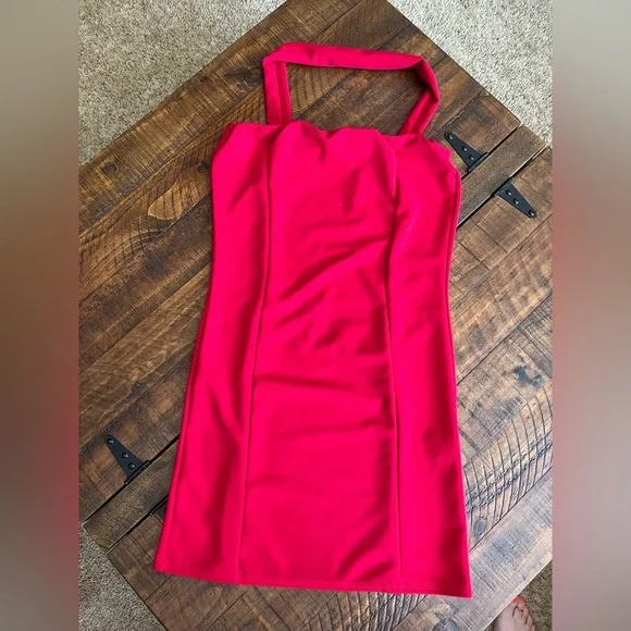 Nasty Gal Halter Collar Bodycon Mini Dress - Picture 3 of 3